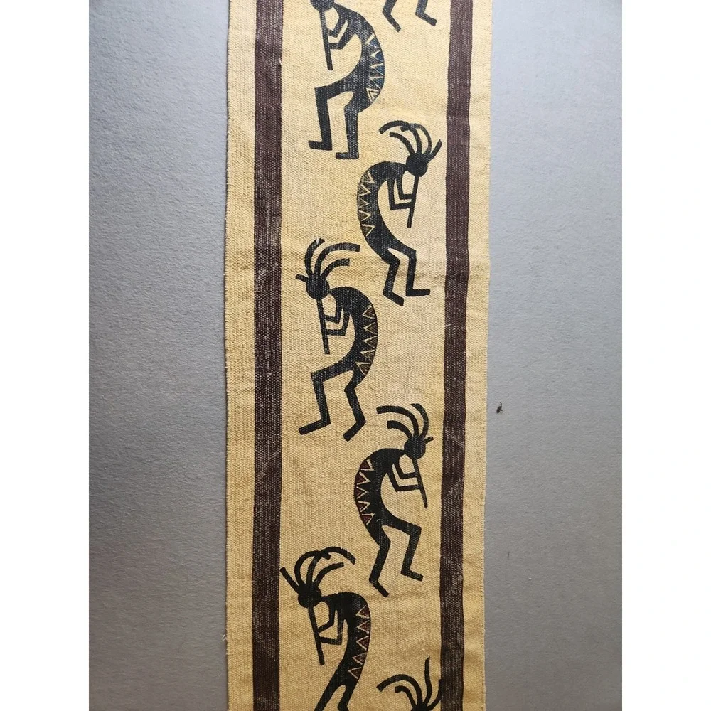 Dancing Kokopelli Table Runner El Paso Saddle Blanket Co 6ft 1 Inch